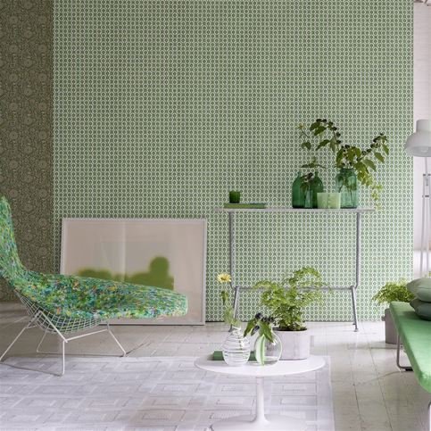 Jaal Emerald Wallcovering by Designers Guild