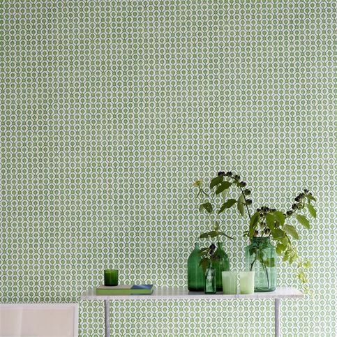 Jaal Emerald Wallcovering by Designers Guild