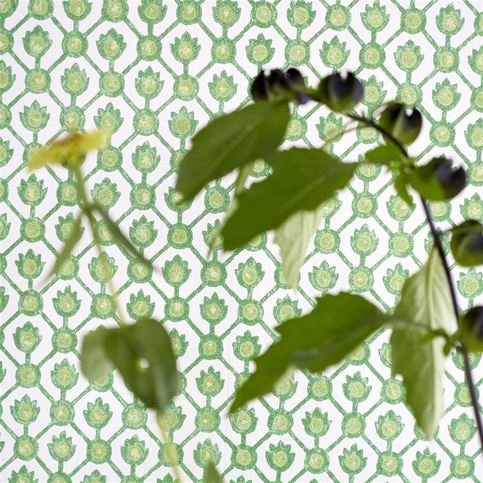 Jaal Emerald Wallcovering by Designers Guild