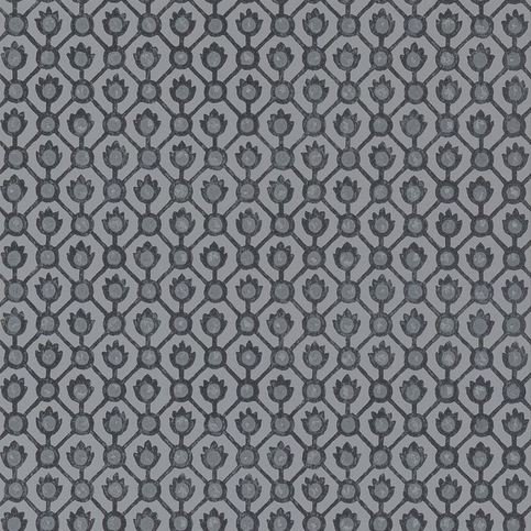 Jaal Graphite Wallcovering by Designers Guild