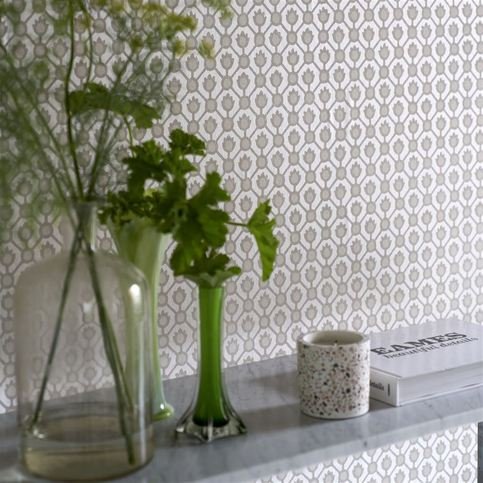 Jaal Stone Wallcovering by Designers Guild
