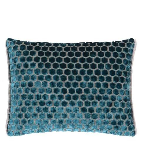 Jabot Kingfisher Cushion by Designers Guild