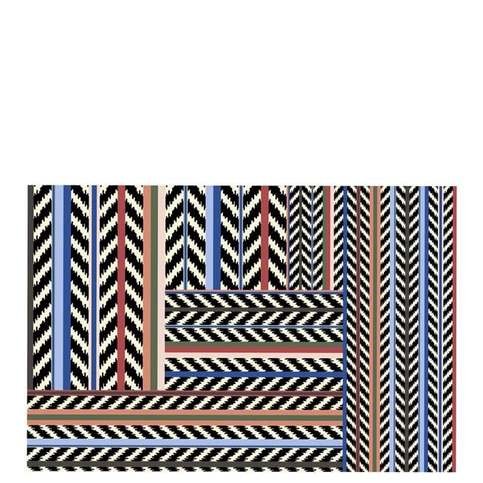 Jaipur Stripe Azur Rug by Designers Guild