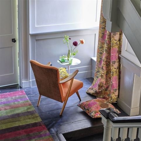 Japonaiserie Saffron Fabric by Designers Guild 