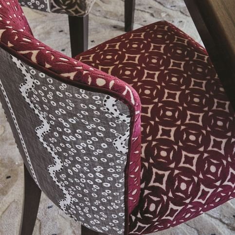 Jasham Slate Fabric by William Yeoward