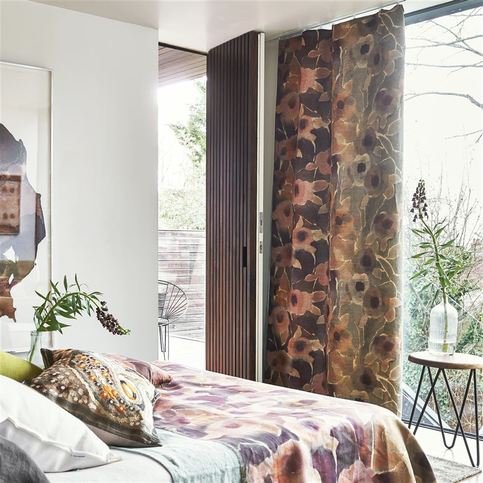 Jiyuka Sepia Fabric by Designers Guild 
