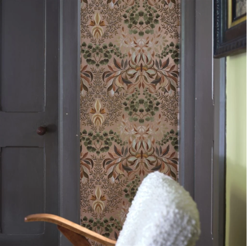 Karakusa Copper Wallcovering by Designers Guild