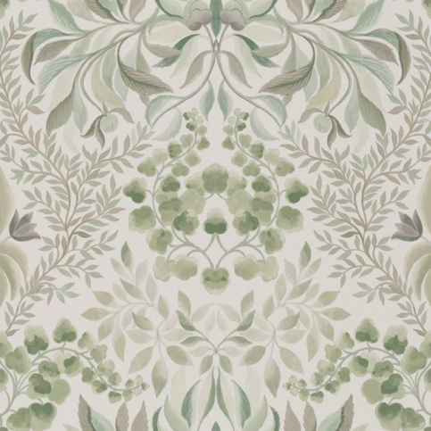 Karakusa Eau de Nil Wallcovering by Designers Guild
