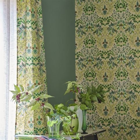 Karakusa Emerald Wallcovering by Designers Guild