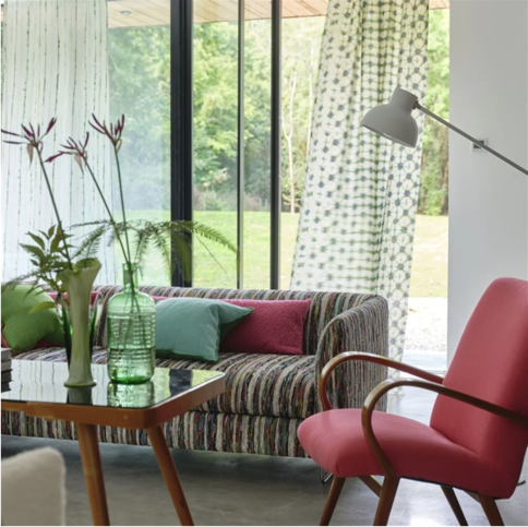 Karaoshi Emerald Fabric by Designers Guild 