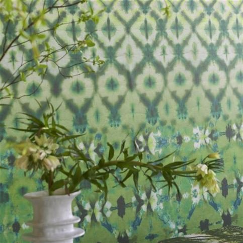 Karaoshi Emerald Wallcovering by Designers Guild