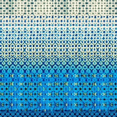 Karaoshi Indigo Wallcovering by Designers Guild