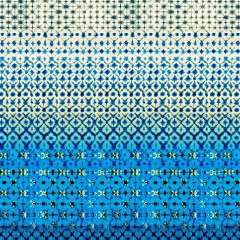 Karaoshi Indigo Wallcovering by Designers Guild