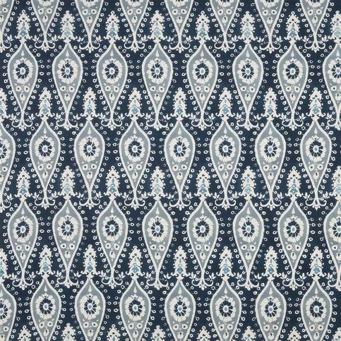 Kerani Midnight Fabric by William Yeoward