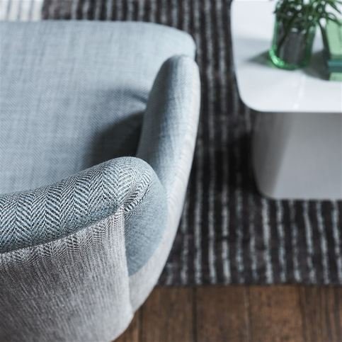 Keswick Platinum Fabric by Designers Guild 