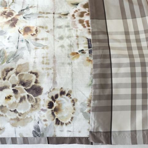 Kyoto Flower Slate Fabric by Designers Guild 