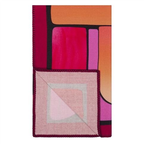Lacroix Graphe Magenta Throw by Designers Guild/Christian Lacroix