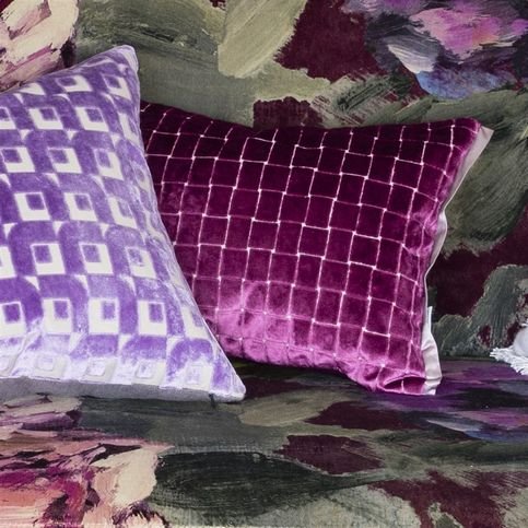 Leighton Damson Fabric by Designers Guild 