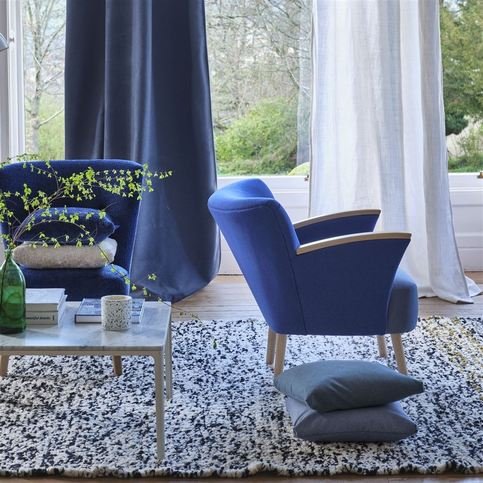 Loden Cobalt Fabric by Designers Guild 