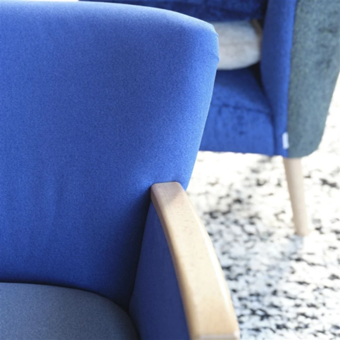 Loden Cobalt Fabric by Designers Guild 