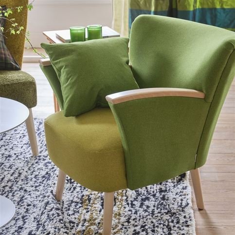 Loden Leaf Fabric by Designers Guild 