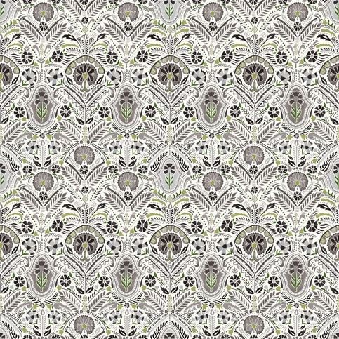Lustleigh Sage Fabric by William Yeoward