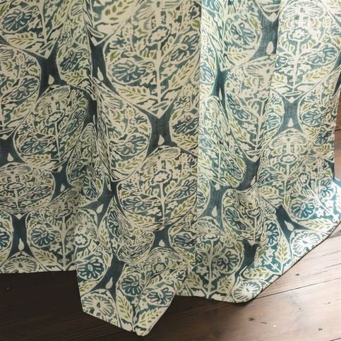 Machu Peacock Fabric by William Yeoward