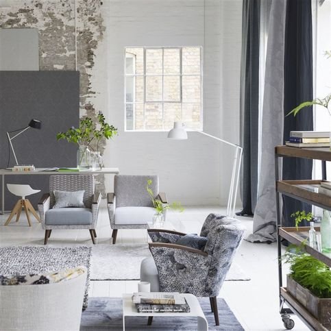 Mattiazzo Platinum Fabric by Designers Guild 