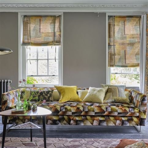 Maurier Ochre Fabric by Designers Guild 