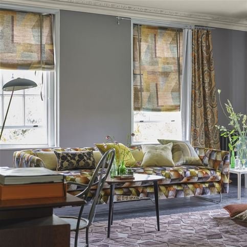 Maurier Ochre Fabric by Designers Guild 