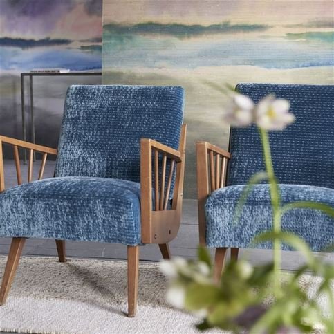 Mazarin Teal Fabric by Designers Guild 