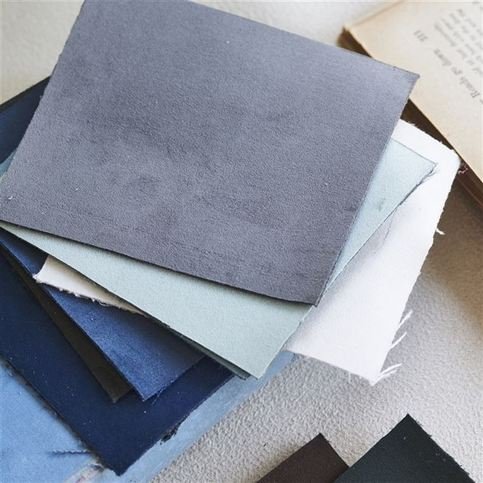 Mezzola Mode Indigo Fabric by Designers Guild 