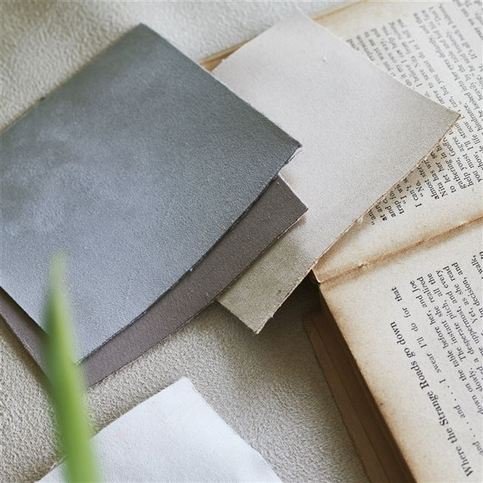 Mezzola Mode Stone Fabric by Designers Guild 