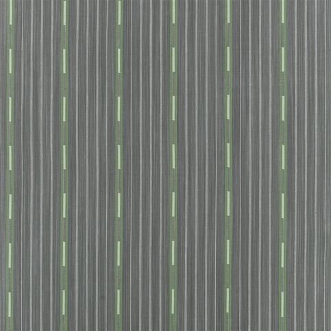 Moki Stripe Slate Fabric by William Yeoward