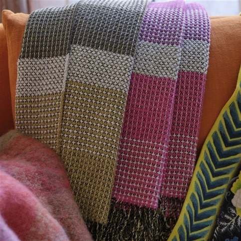 Montaigne Rosewood Throw by Designers Guild