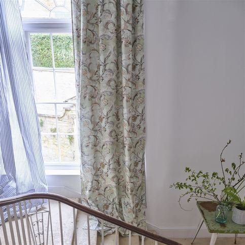 Myrtle Damask Pistachio Fabric by Designers Guild 