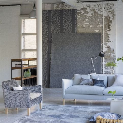 Nabucco Graphite Fabric by Designers Guild 