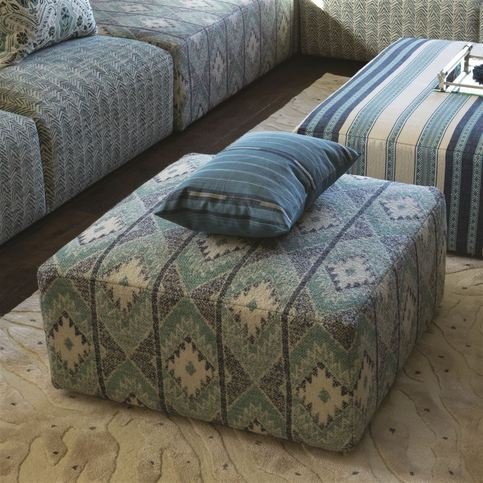 Nizhoni Indigo Fabric by William Yeoward