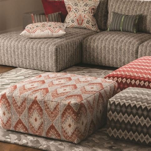 Nizhoni Rouge Fabric by William Yeoward