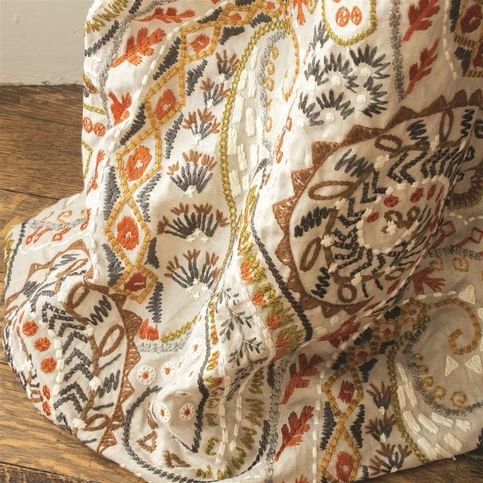 Palenque Sienna Fabric by William Yeoward 