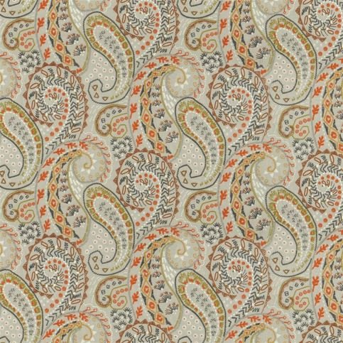 Palenque Sienna Fabric by William Yeoward 
