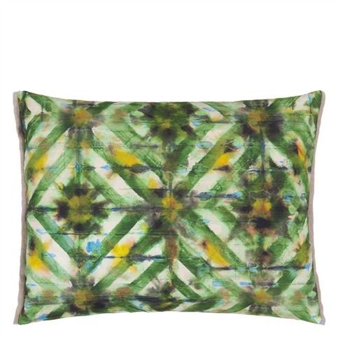 Parquet Batik Forest Cushion by Designers Guild
