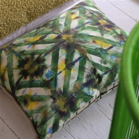 Parquet Batik Forest Cushion by Designers Guild