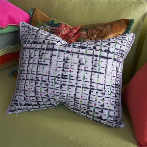 Parquet Batik Forest Cushion by Designers Guild