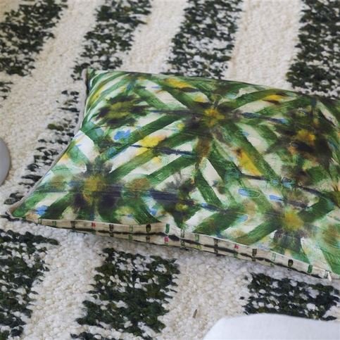 Parquet Batik Forest Cushion by Designers Guild