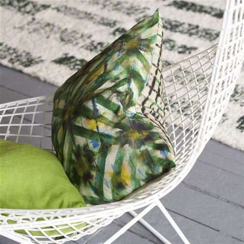 Parquet Batik Forest Cushion by Designers Guild