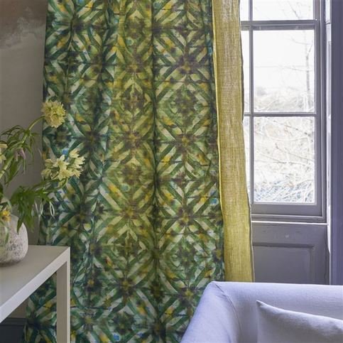 Parquet Batik Forest Fabric by Designers Guild 
