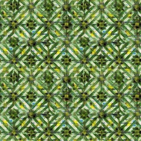 Parquet Batik Forest Fabric by Designers Guild 