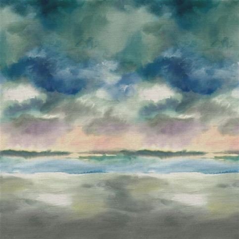 Paysage Marin Grasscloth Sky Wallcovering by Designers Guild