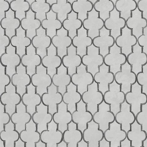 Pergola Trellis Graphite Wallcovering by Designers Guild